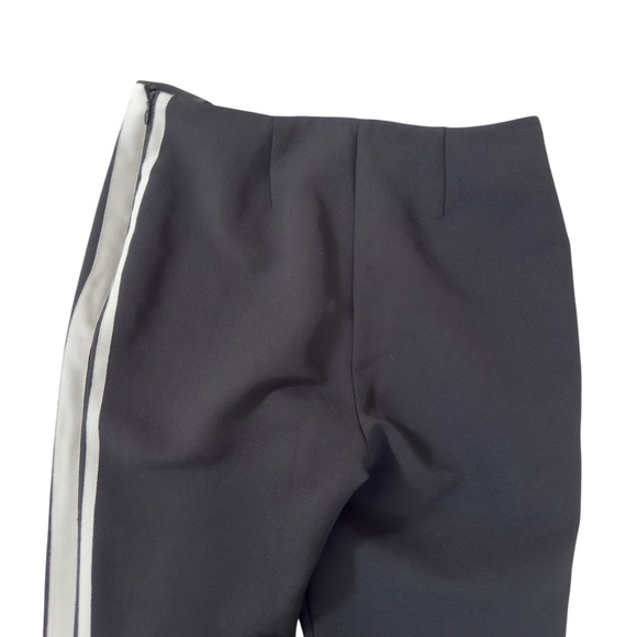 Cinq A Sept Kiana Racer Tuxedo Black And White Stripe Woman Pants Size 4 - Picture 3 of 8